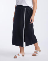 paulaglazebrook. - Off-Duty Trim Skirt - Black - paulaglazebrook Skirts