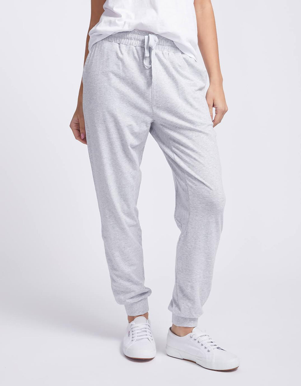 paulaglazebrook. - Original Lounge Pant - Grey Marle - paulaglazebrook Pants