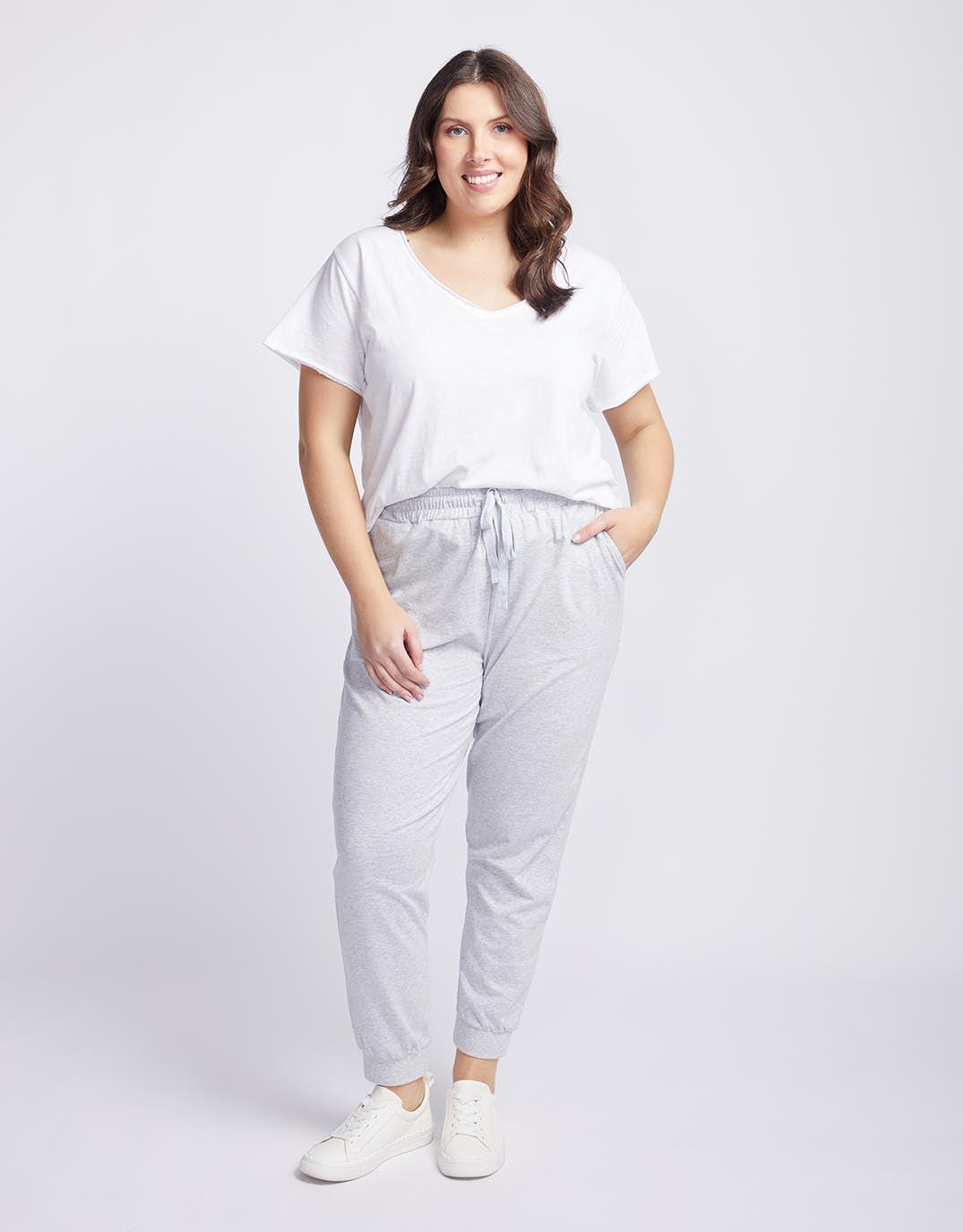 paulaglazebrook. - Original Lounge Pant - Grey Marle - paulaglazebrook Pants