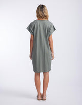 paulaglazebrook. - Santa Monica T-Shirt Dress - Khaki - paulaglazebrook Dresses
