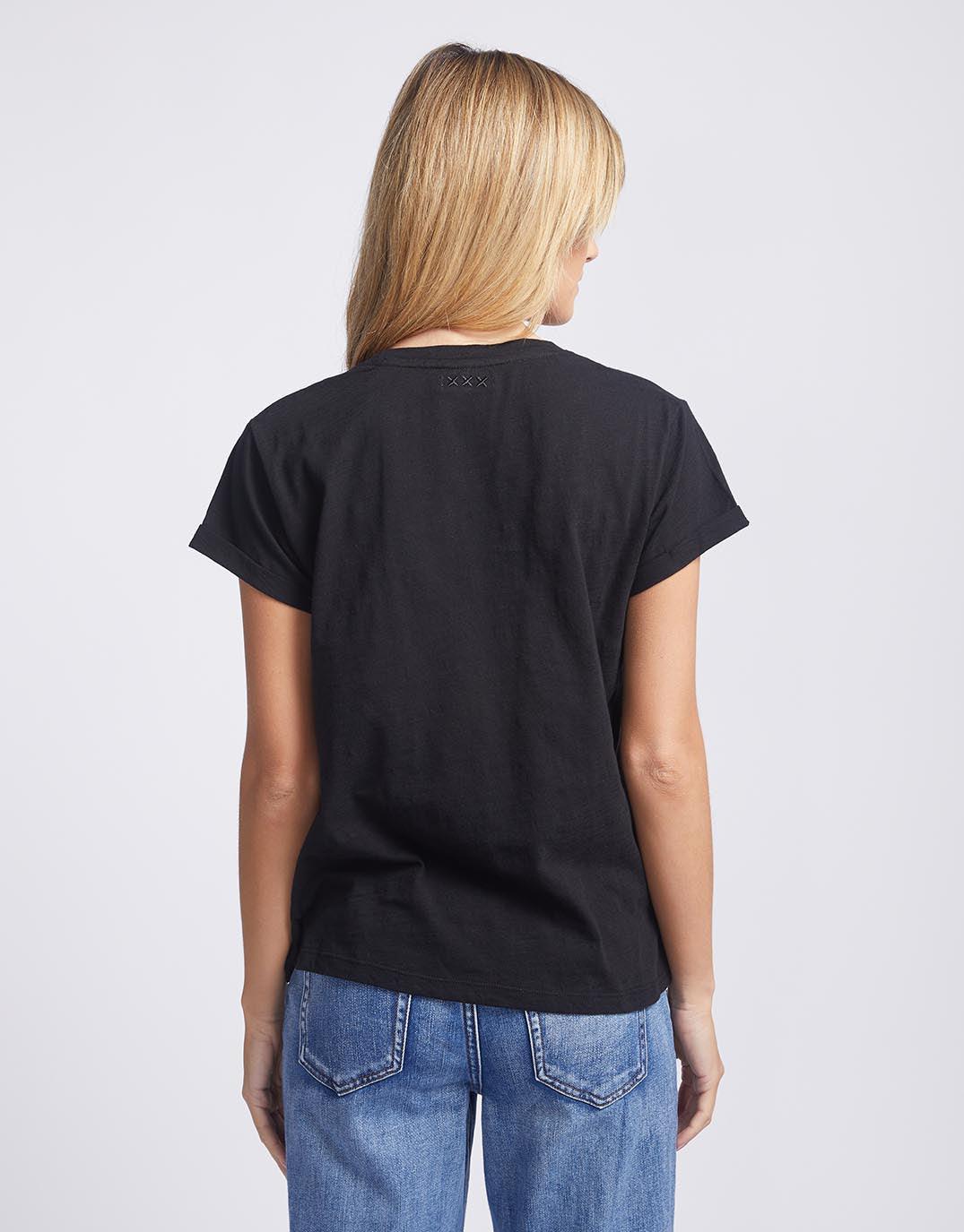 White & Co. - Turn Back T-Shirt - Black - White & Co Living Tees & Tanks