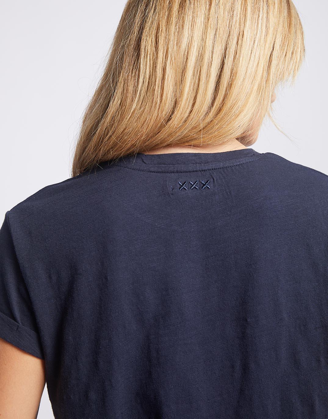 White & Co. - Turn Back T-Shirt - Navy - White & Co Living Tees & Tanks