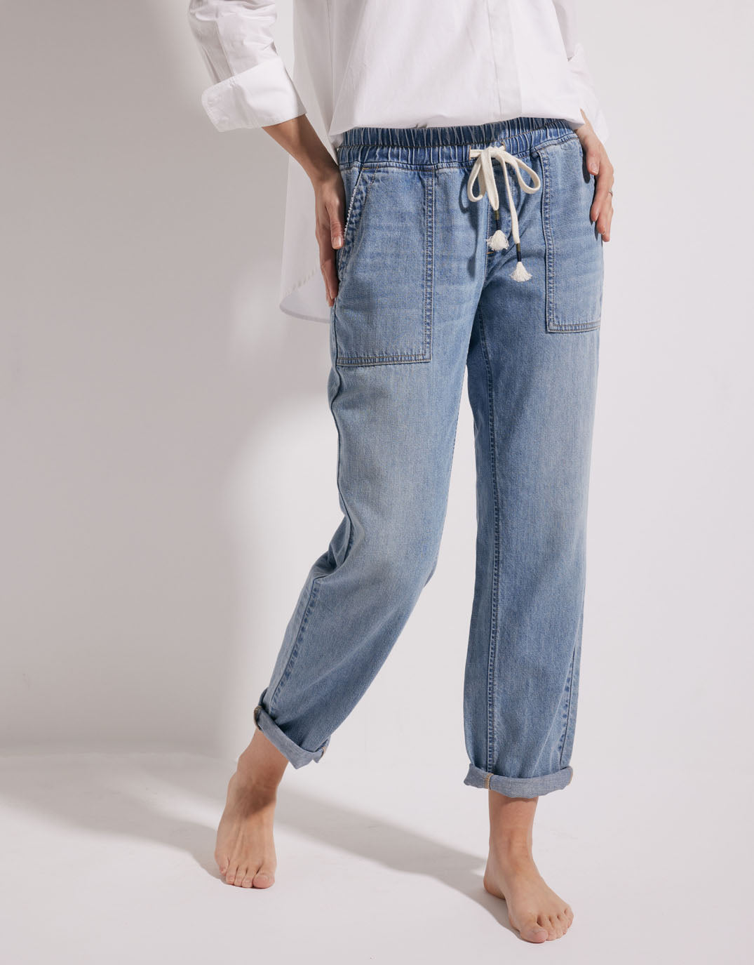 Beach Comber Pant - Mid Wash
