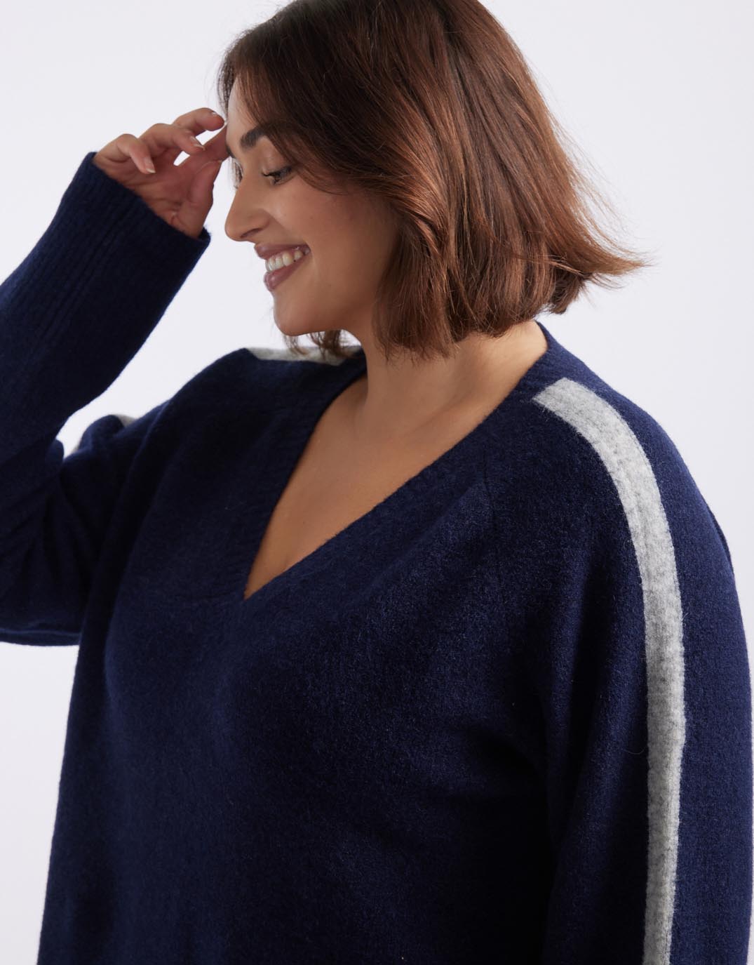 white-co-chalet-v-neck-knit-jumper-french-navy-grey-womens-clothing