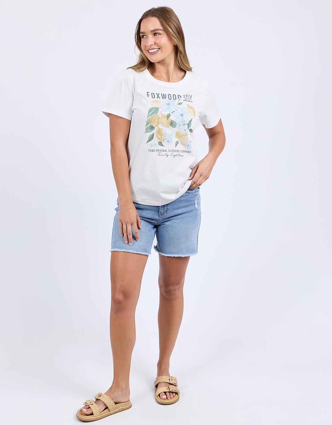 Limoncello Tee - Vintage White