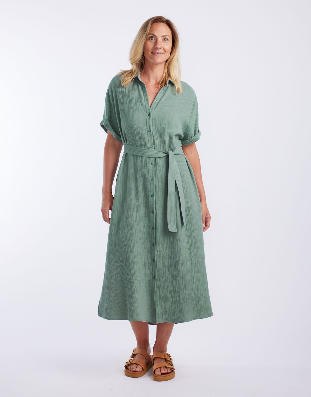 white-co-isla-midi-dress-vacay-belt-light-blue-sage-womens-clothing