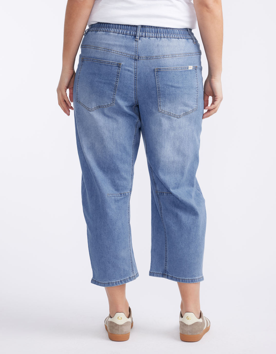 Leo Barrel Jeans - Blue Denim