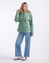 white-co-monogram-fleece-hoodie-sage-womens-clothing