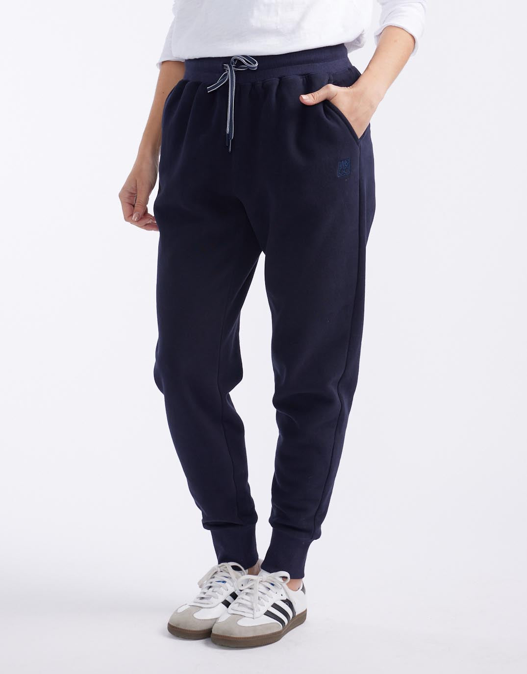 white-co-monogram-fleece-lounge-pants-navy-womens-clothing