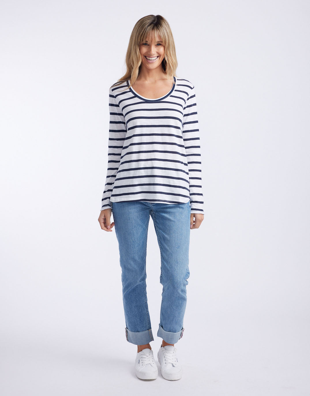 white-co-original-round-neck-long-sleeve-t-shirt-navy-white-stripe-womens-clothing