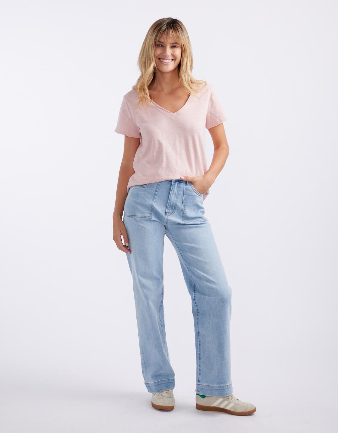 white-co-original-v-neck-t-shirt-dusty-rose-womens-clothing