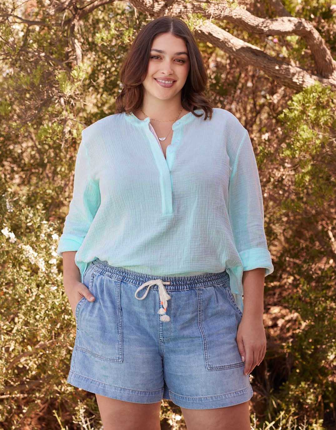 Coco Denim Short - Mid Wash