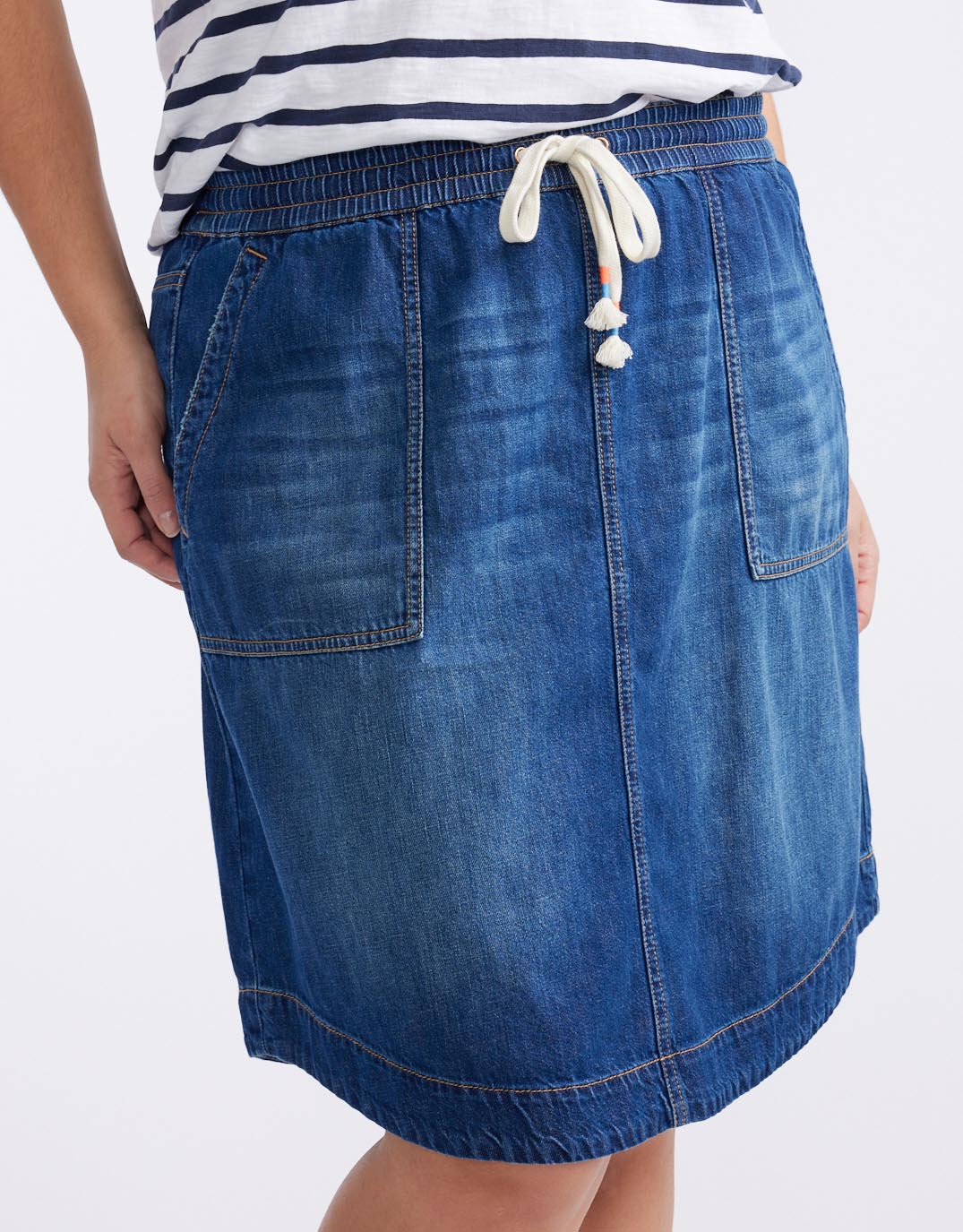 Coco Denim Skirt - Dark Wash