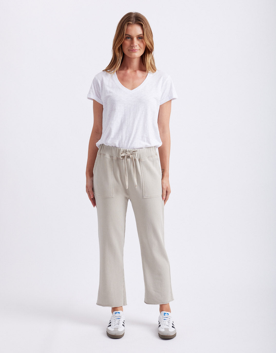 Raw Edge Lounge Pant - Stone