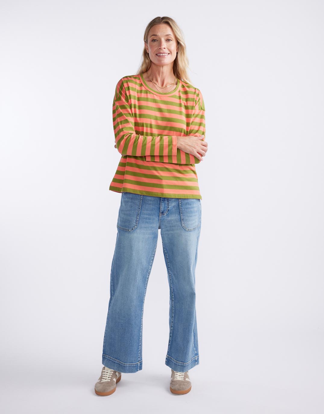 white-co-relaxed-long-sleeve-t-shirt-green-melon-womens-clothing