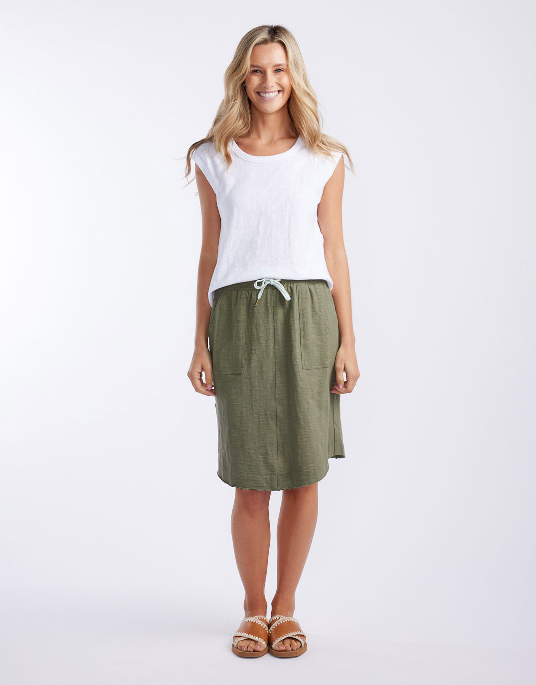 white-co-signature-skirt-khaki-womens-clothing
