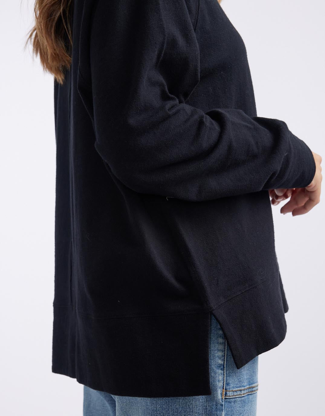 white-co-sunset-throw-on-top-black-womens-clothing