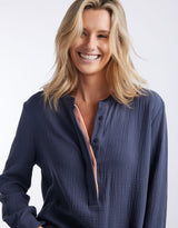 white-co-the-beach-shirt-wash-navy-sorbet-orange-womens-clothing