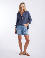 white-co-the-beach-shirt-wash-navy-sorbet-orange-womens-clothing