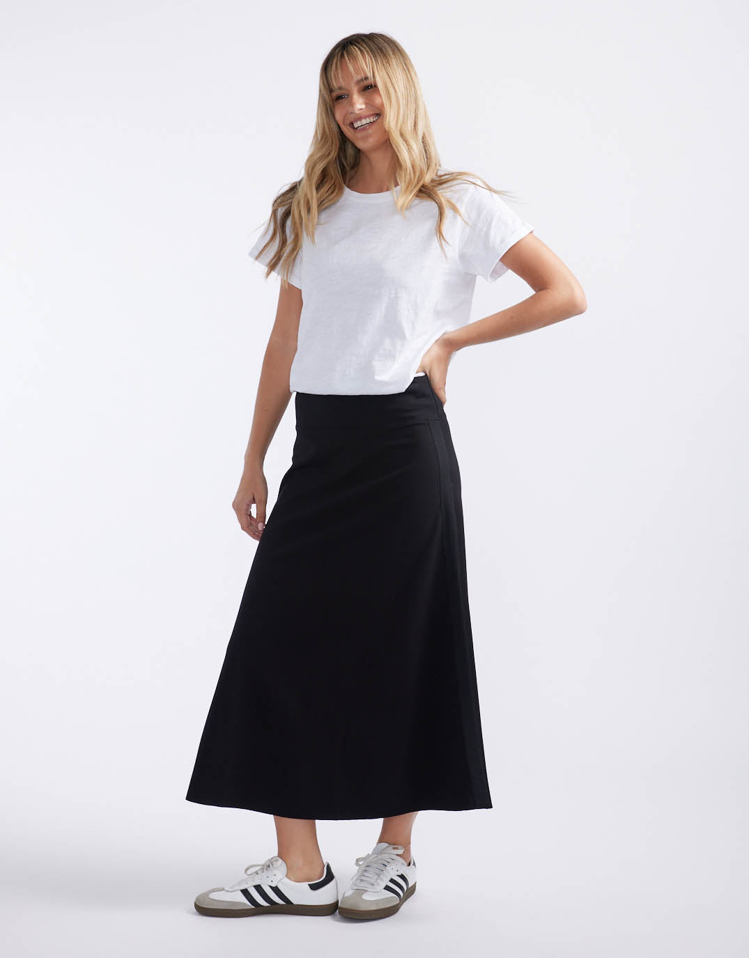 white-co-timeless-ponte-midi-skirt-black-womens-clothing