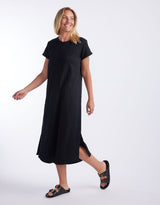 white-co-turn-back-tee-midi-dress-black-womens-clothing