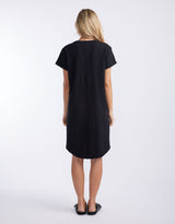 white-co-turn-back-tee-short-dress-black-womens-clothing