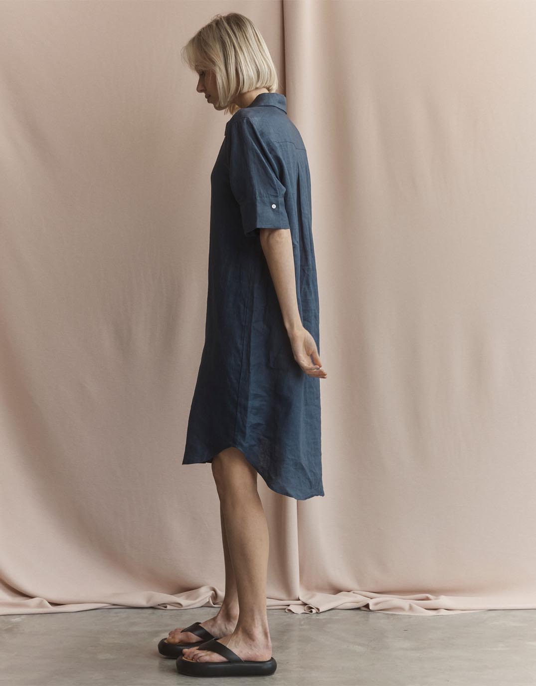 white-ftl-hettie-linen-shirt-dress-french-navy-womens-clothing