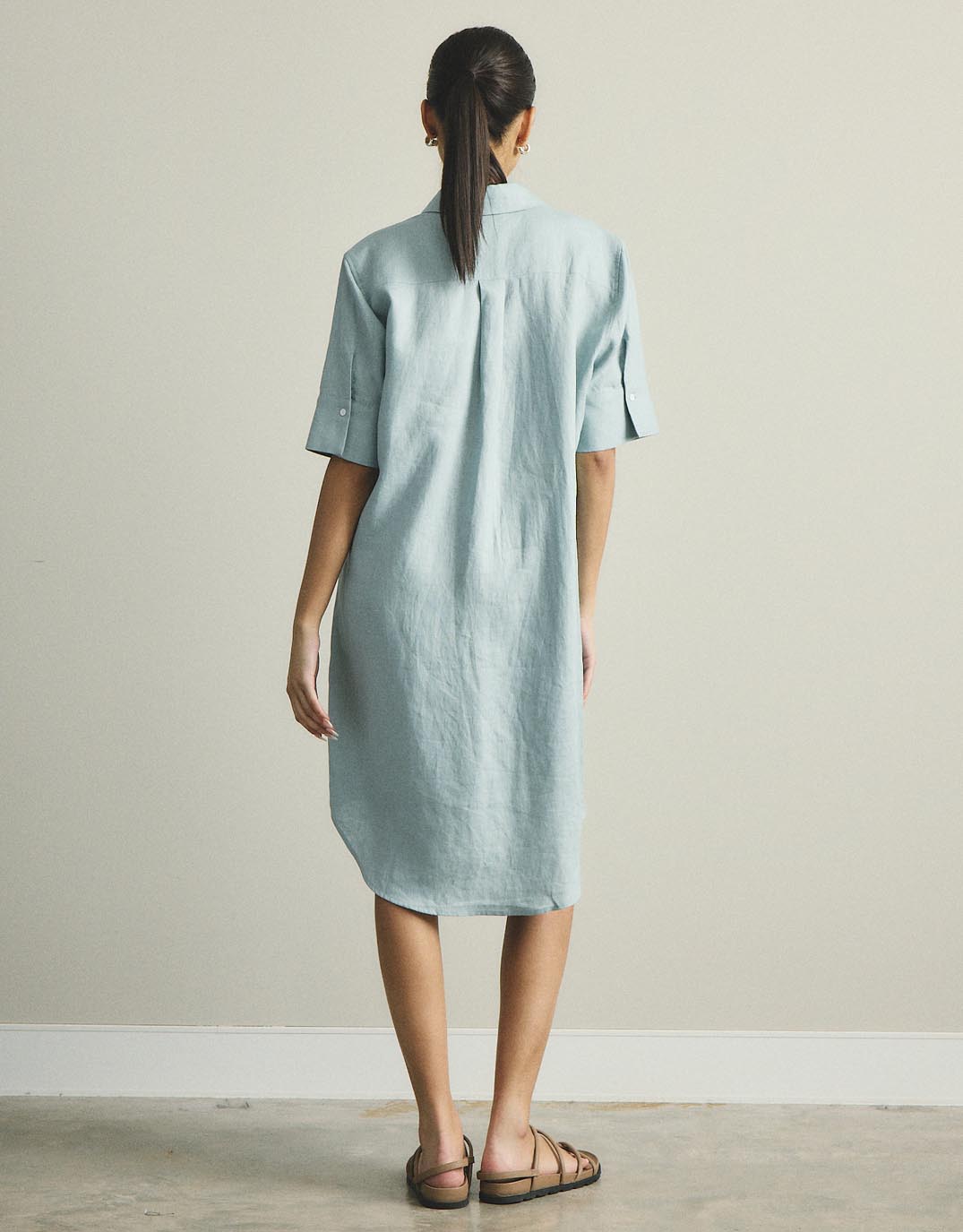 white-ftl-hettie-linen-shirt-dress-sage-womens-clothing