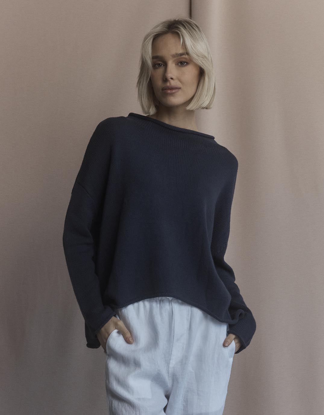 Rilee Sweater - Navy