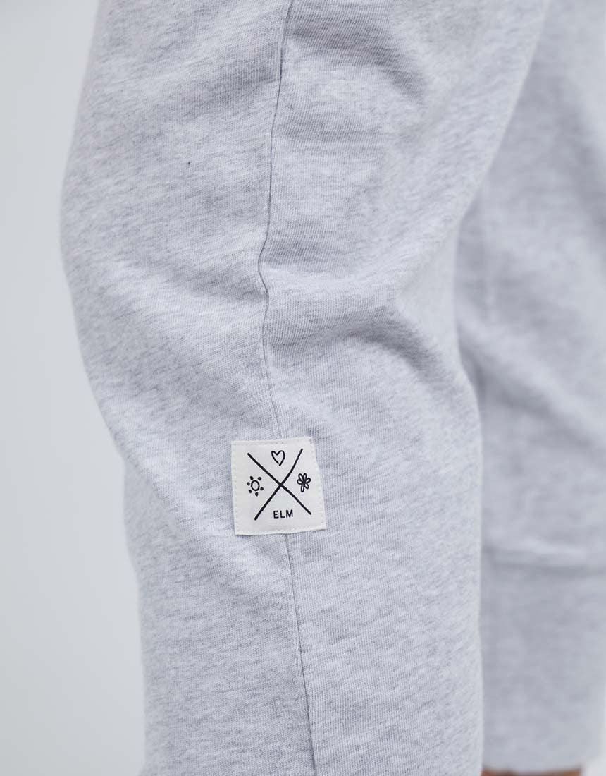 Elm - 3/4 Brunch Pants - Grey Marle - White & Co Living Pants