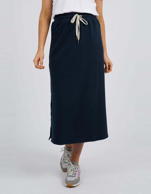 Elm - Travel Skirt - Navy - paulaglazebrook Skirts