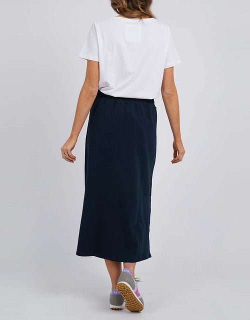 Elm - Travel Skirt - Navy - paulaglazebrook Skirts