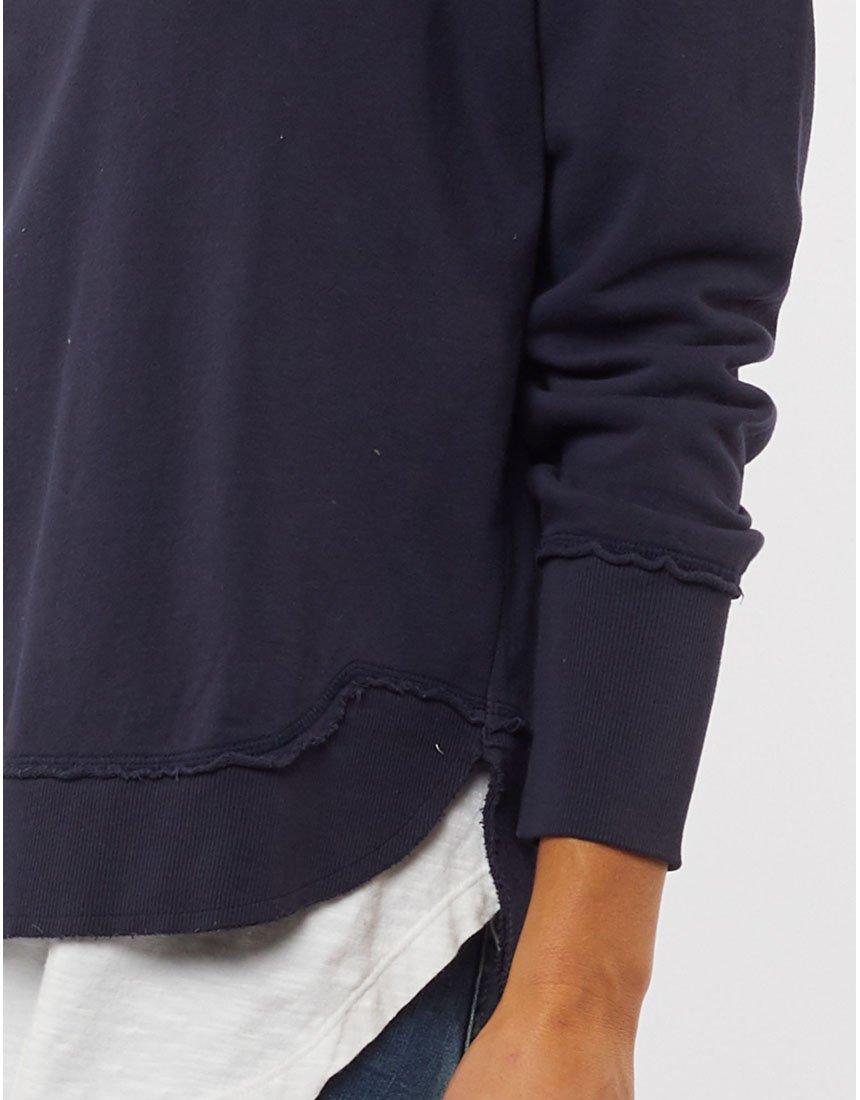 Foxwood - Delilah Crew - Navy - White & Co Living Jumpers
