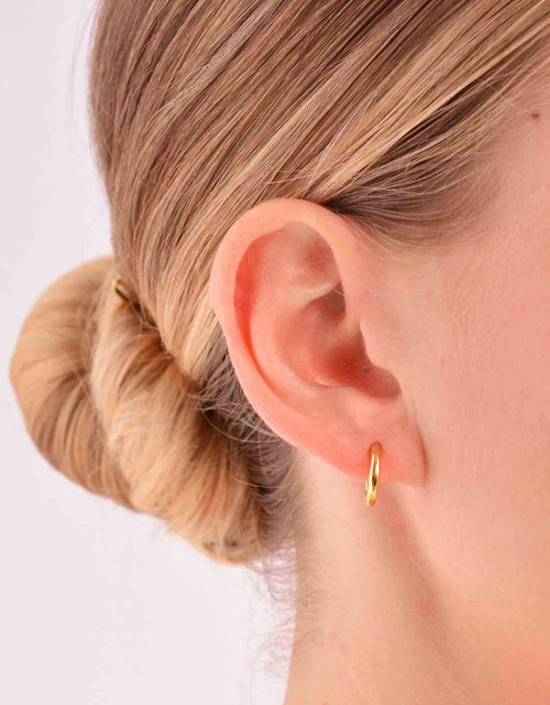 Linda Tahija Jewellery - Classic Huggie Earrings - Gold Plated - paulaglazebrook Accessories