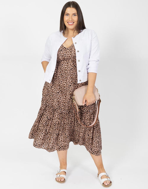 The Plus Size Charlie Maxi Dress - Leopard Print
