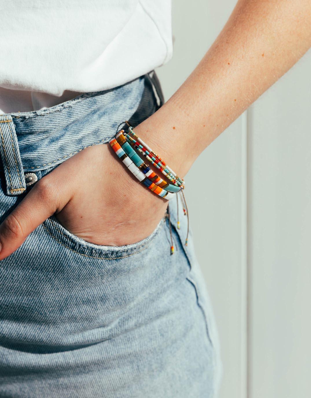 White & Co. - Santorini Bracelet - White - White & Co Living Accessories