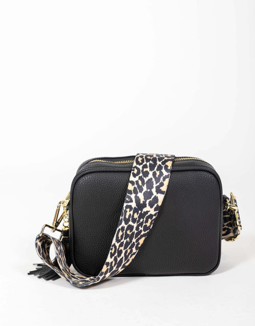 paulaglazebrook. - Zoe Crossbody Bag - Black/Leopard - paulaglazebrook Accessories