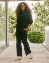 Fleece Lounger Pant - Black