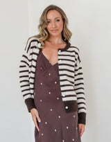 132-fashion-eliza-stripe-cardi-chocolate-natural-womens-clothing