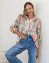 132-fashion-malta-blouse-pink-green-tan-womens-clothing