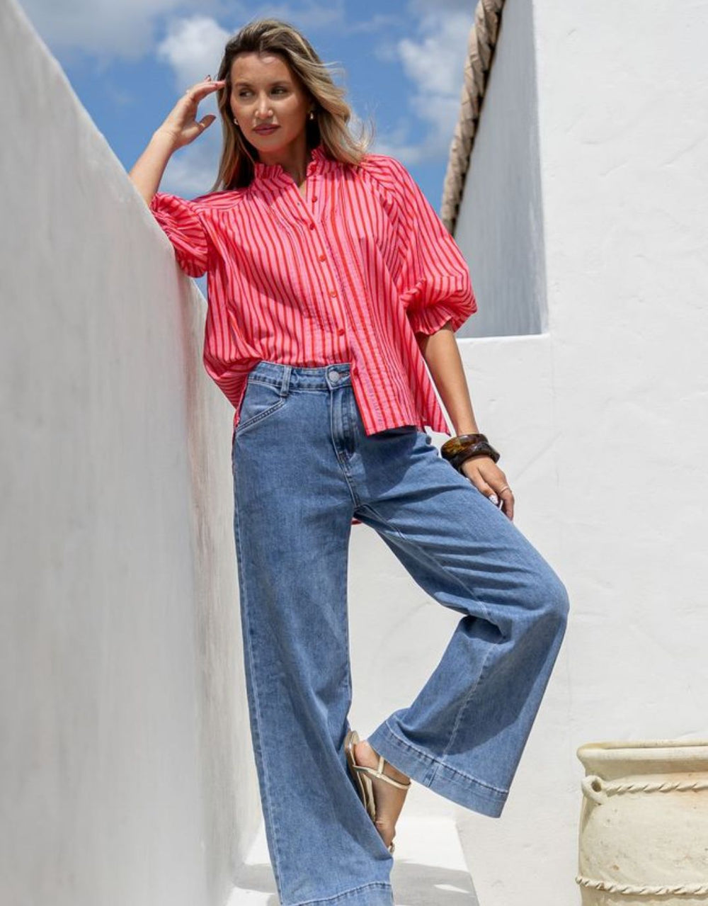 132-fashion-margaret-stripe-blouse-pink-red-womens-clothing