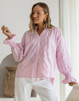 132-fashion-mila-heart-stripe-blouse-pink-white-womens-clothing