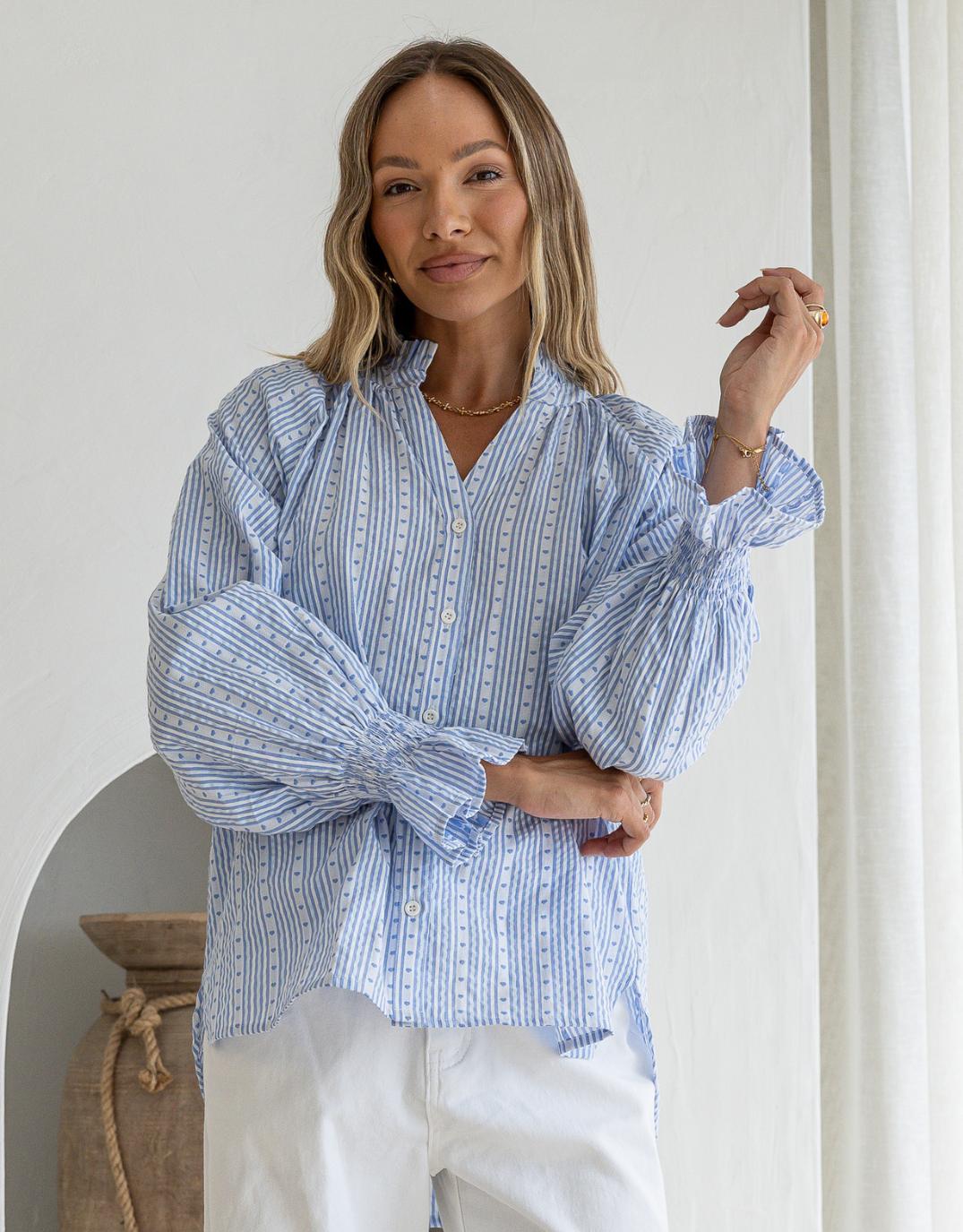 132-fashion-mila-heart-stripe-blouse-powder-blue-white-womens-clothing