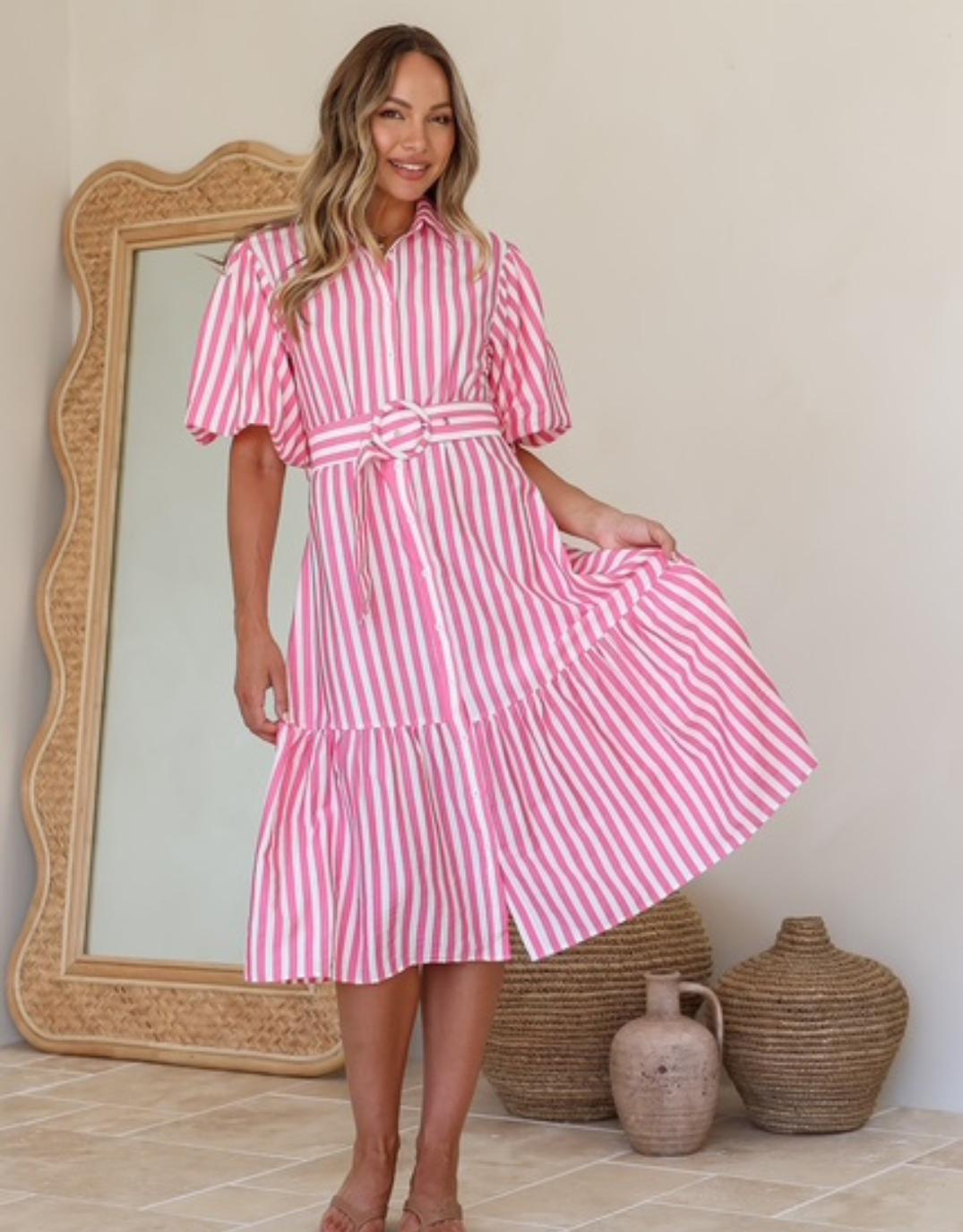 132-fashion-sabine-stripe-belted-dress-pink-white-womens-clothing