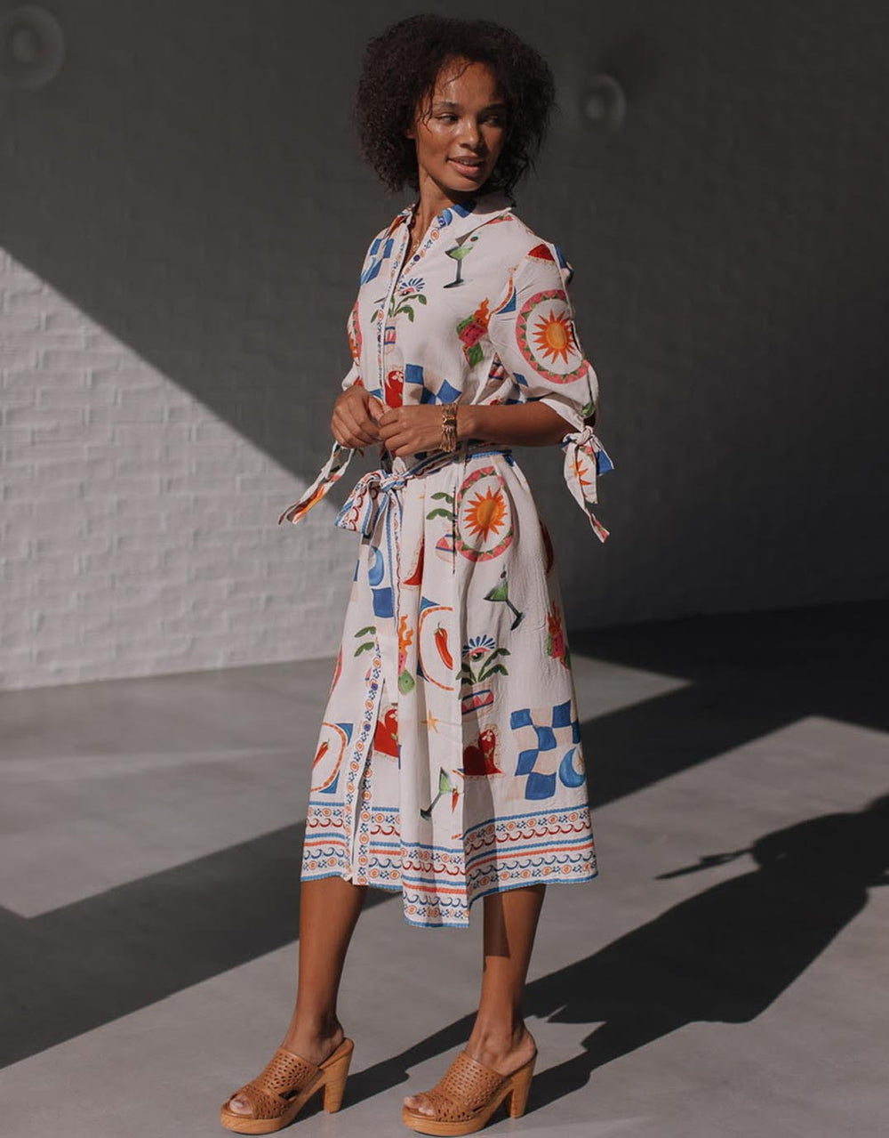 cobalt shirt dress Shirt Dress Maxi - Carolina Cobalt