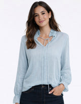 Amber Blouse - Sky Blue
