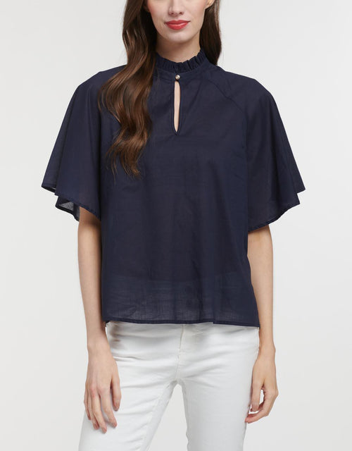365 Days - Tully Top - Navy - White & Co Living Tops