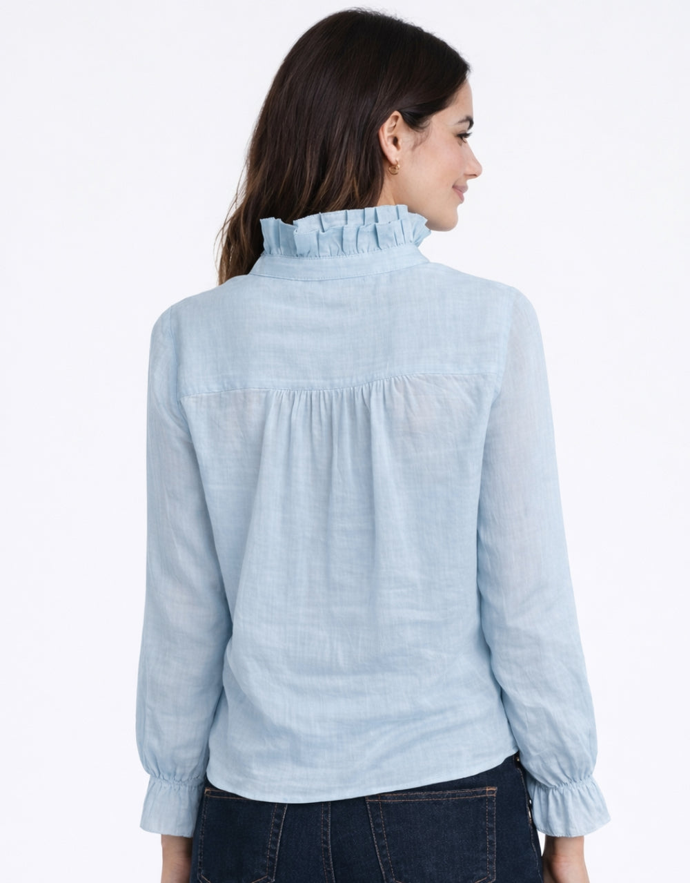 Amber Blouse - Sky Blue