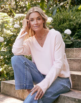 Atelier Wool Cashmere Knit - Ice Pink