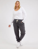 Wash Out Lounge Pants - Charcoal